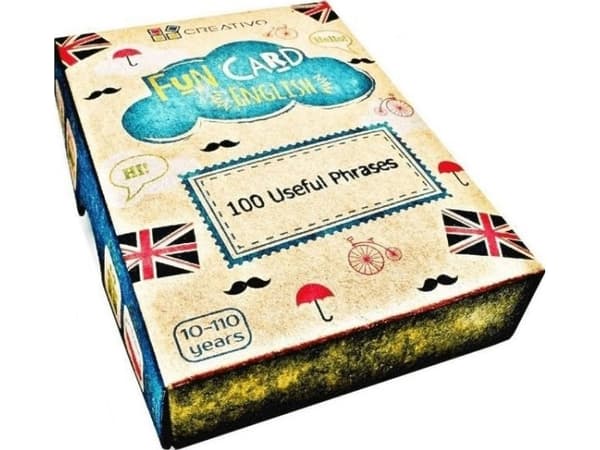 Creativo Fun Card English 100 Useful Phrases CREATIVO