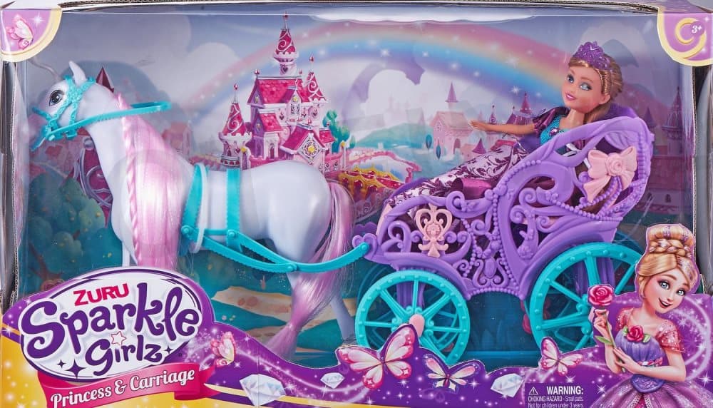 Sparkle Girlz Princess Docka med häst och vagn
