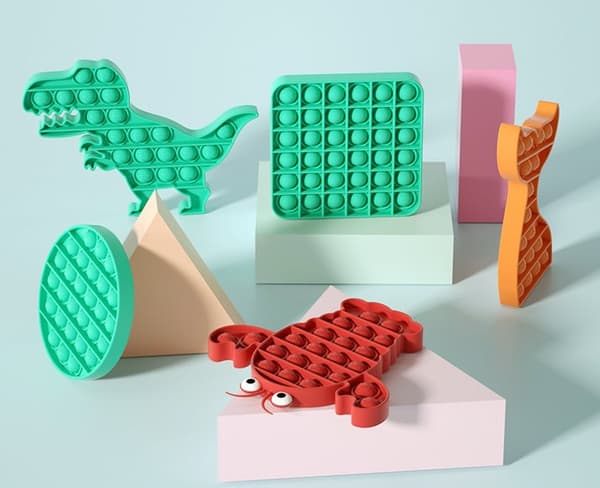 Popit Fidget Toys  Pop It - CE-godkendte 8 modeller