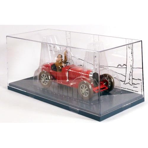 Tintin - 1:24 Modellbil #41 - Bugatti - Bobby Smiles