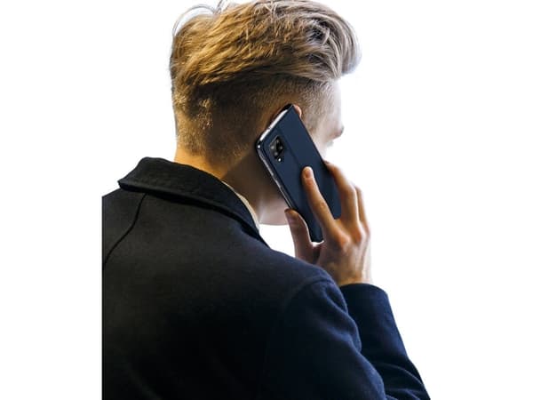 Dux Ducis Case SAMSUNG GALAXY A42 5G with a flip Dux Ducis leather Skin Leather navy blue