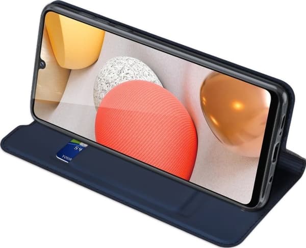 Dux Ducis Case SAMSUNG GALAXY A42 5G with a flip Dux Ducis leather Skin Leather navy blue