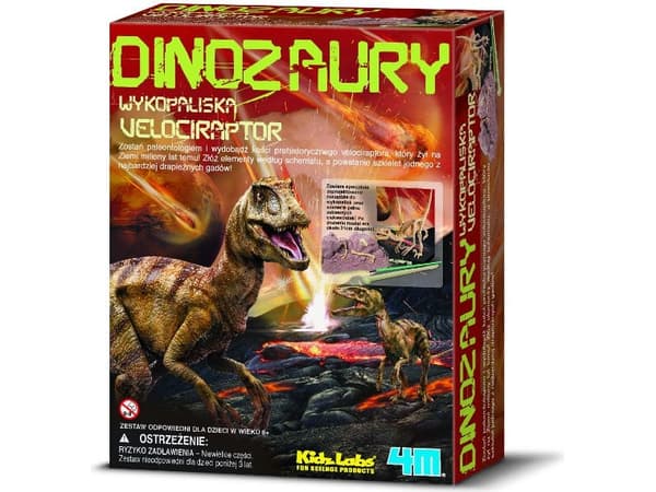 4M Lasten laboratorio: velociraptorin luuranko