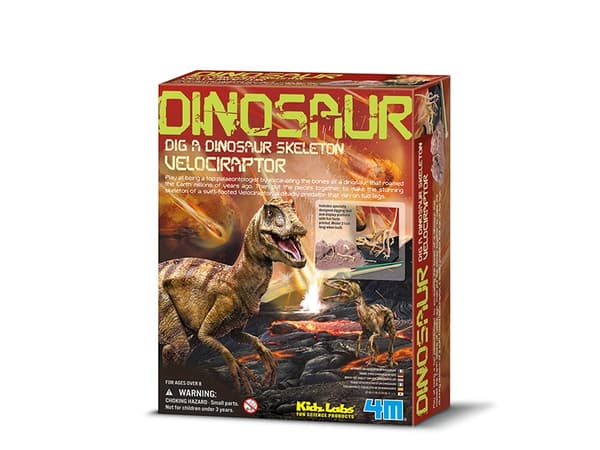 4M Lasten laboratorio: velociraptorin luuranko