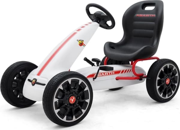 Milly Mally Milly Mally Abarth Hvit Pedal Gokart