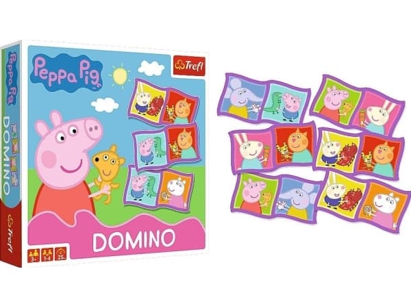 Trefl Game Domino Peppa