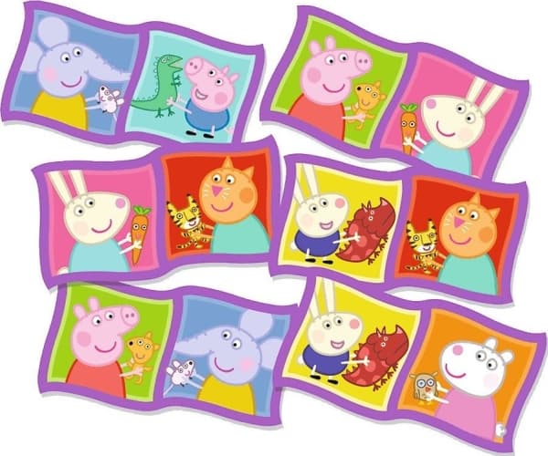 Trefl Game Domino Peppa