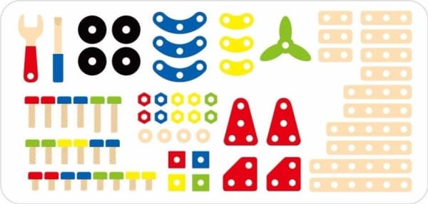 VIGA 50382 CONSTRUCTIVE CLOCKS 68 ELEMENTS (0890, Viga)