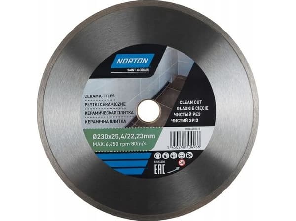 Norton Clipper diamantskiva för keramik 230x22,2mm (70184601277)