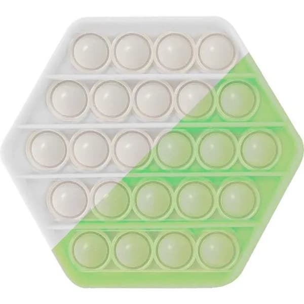 Pop It - Fidget - Glow In The Dark - 1 stk. - Assorteret