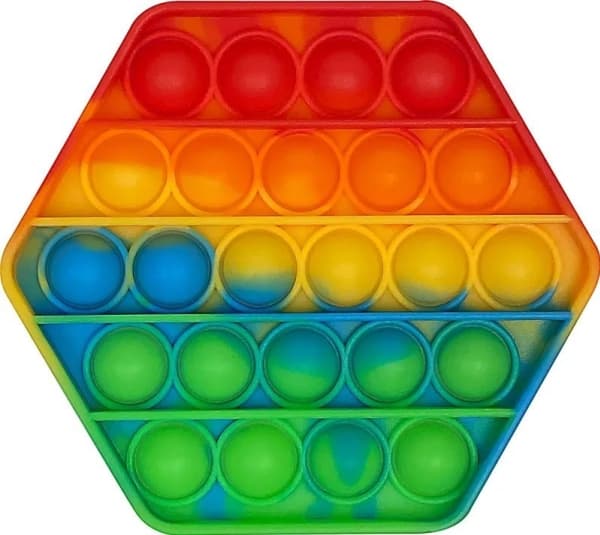Pop It - Fidget - Rainbow - 1 kpl. - Keräilytuote