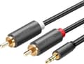 Miniatyrbilde 2 av 2: Ugreen UGREEN AV102 cable 2x RCA (Cinch) jack 3.5 mm 1m cable (black)