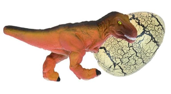 Dinosaurieägg Stort 20cm Beige