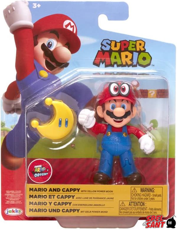 Super Mario Mario With Cappy Action Figure