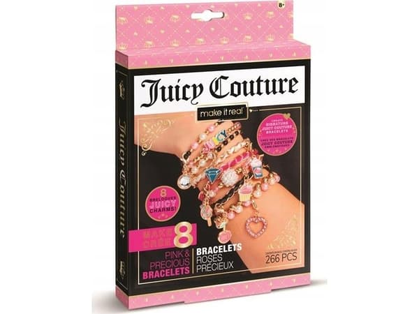 MAKE IT REAL för att göra Juicy Mini Pink &amp; Precious-armband, kreativ leksak