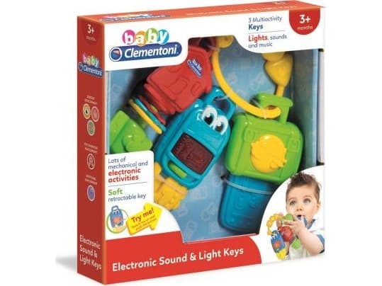 Clementoni Electronic Keys, 0,3 År, Flerfarvet