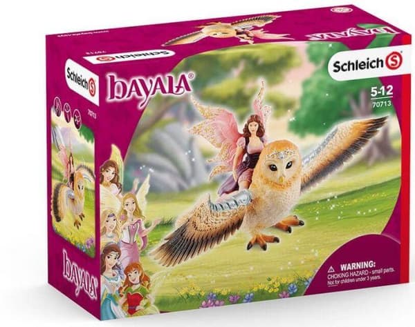 schleich® BAYALA Älva på glitteruggla 70713