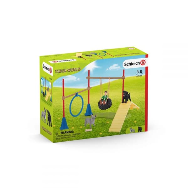 schleich® FARM WORLD Skojiga lekar för hundar 42536