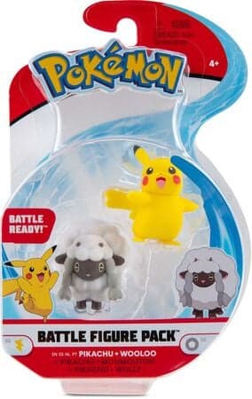 Pokemon Battle Figure Pikachu & Wooloo