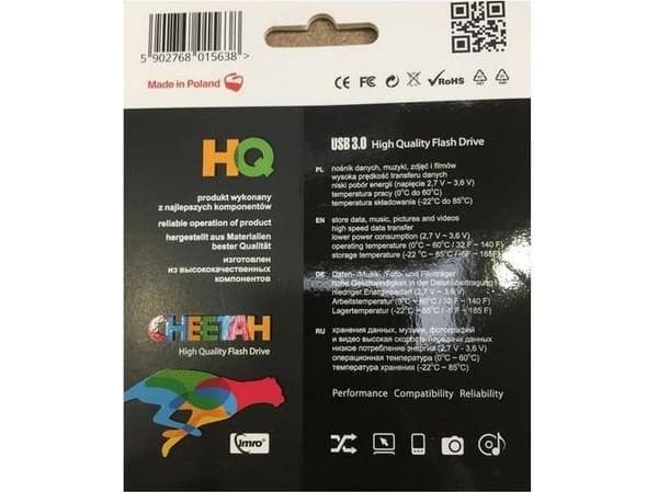 Imro Pendrive Metal Pendrive IMRO CHEETAH 64GB USB 3.0-stasjon
