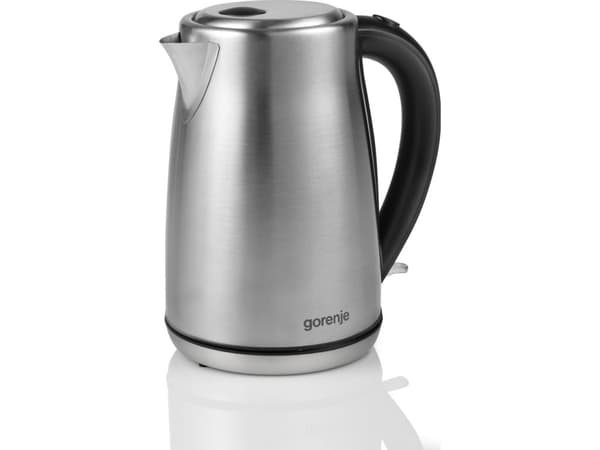 Gorenje K17S, 1,7 l, 2000 W, Metallisk, Metall, Plast, Vattennivå indikator, Överhettningsskydd