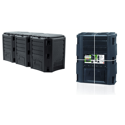 Prosperplast kompostorimoduuli CompoGreen 1200L musta (IKSM1200C)