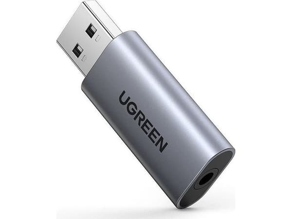 USB adapter Ugreen Audio adapter UGREEN CM383, USB to 3.5mm mini jack, AUX