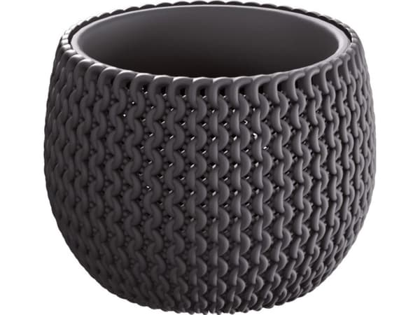 FLOWER POT ANTHRACITE DKSP370-S433