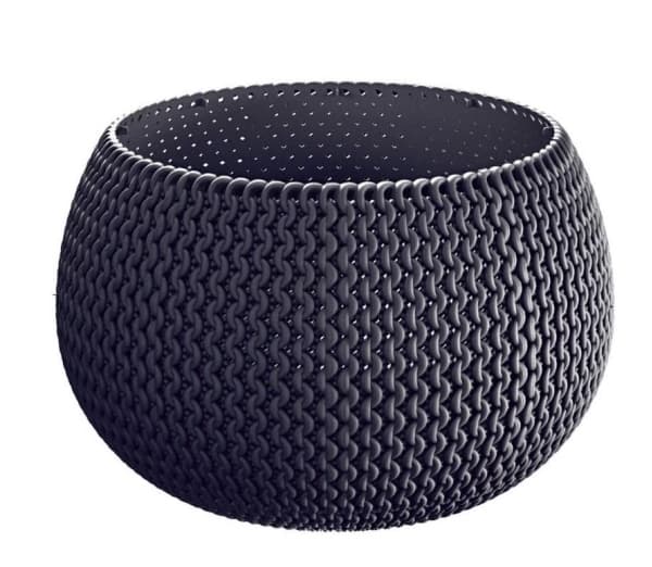 FLOWER POT ANTHRACITE DKSP370-S433
