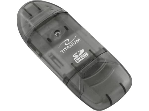 TITANUM CZYTNIK CARDS SDHC / MicroSDHC / (SDHC PenDrive) TA101K USB 2.0 CZARNY