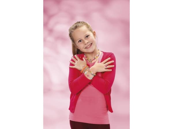 Totum Perlea, Children''s jewellery making set, 5 vuosi/vuosia, Monivärinen