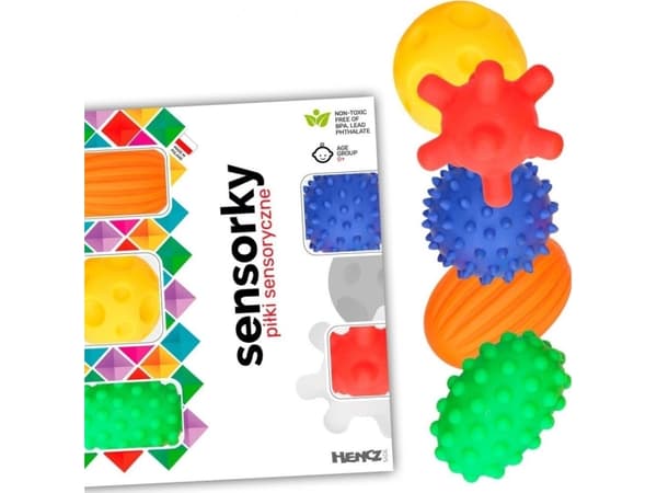 Hencz Toys Sensorky baller 5 stk.