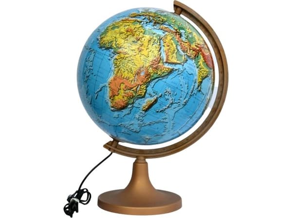 Zachem Globe 320 fysisk 3D, upplyst