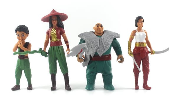 8 Raya og de sidste dragen figurer-Raya and the Last Dragon