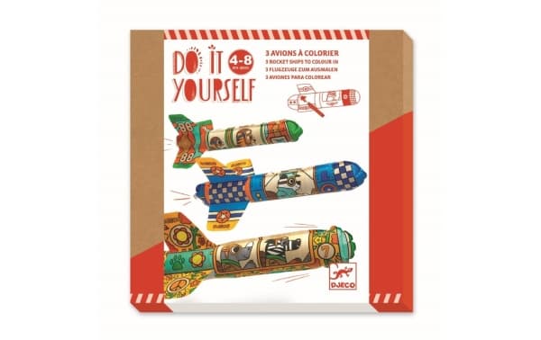 DJECO Rocket smips, 4 år, Flerfarget