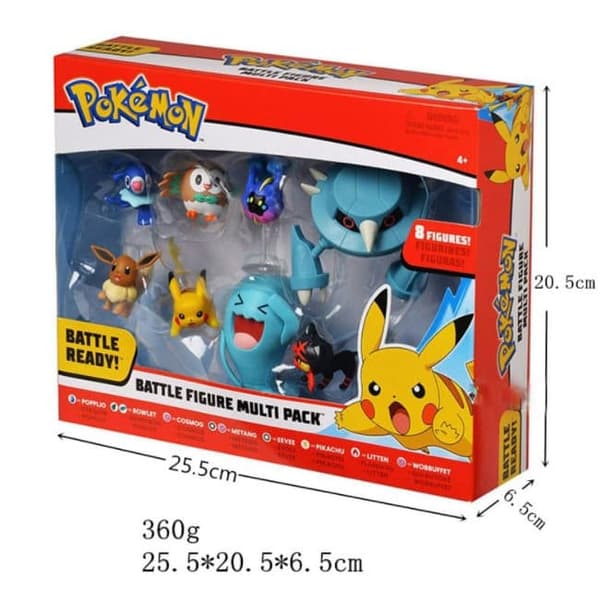 8-pak Pokémon box, Pokemon Battle tegn