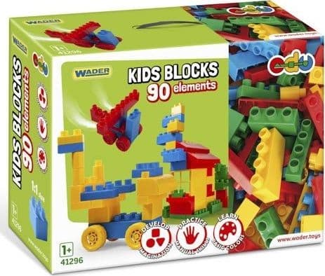 Wader Kids Blocks Klocki 90 elementer (41296)
