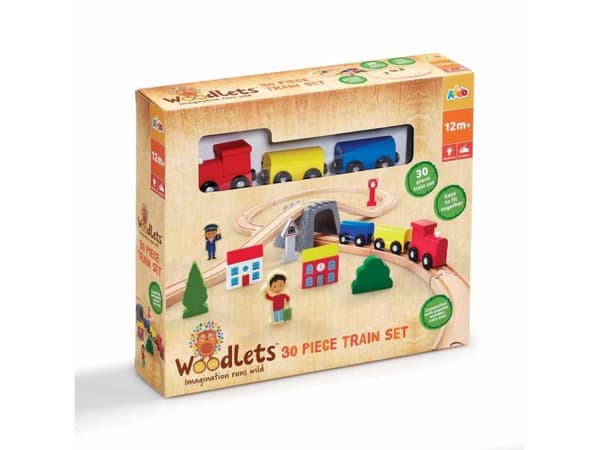 Woodlets Tågset 30 Delar
