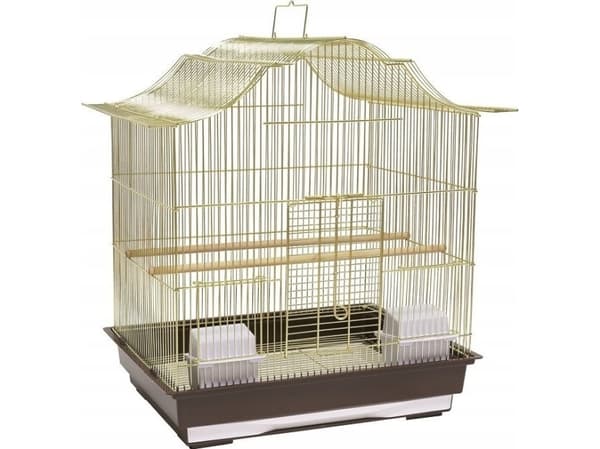 Panama Pet Panama Pet Panama Pet lintuhäkki 47x36x55,5 cm kulta/ruskea