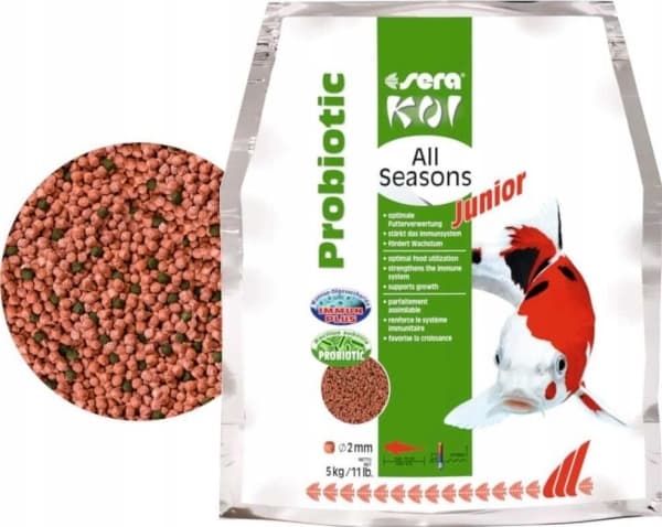 Sera Koi Junior All Seasons Probiotic 5 kg - pokarm specjalny