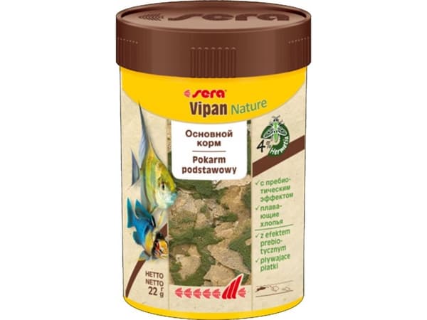 Sera Vipan Nature 100 ml, hiutaleet - premium-ruoka