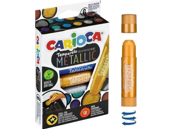 Carioca 42674, Multi, Solid, 6 styck