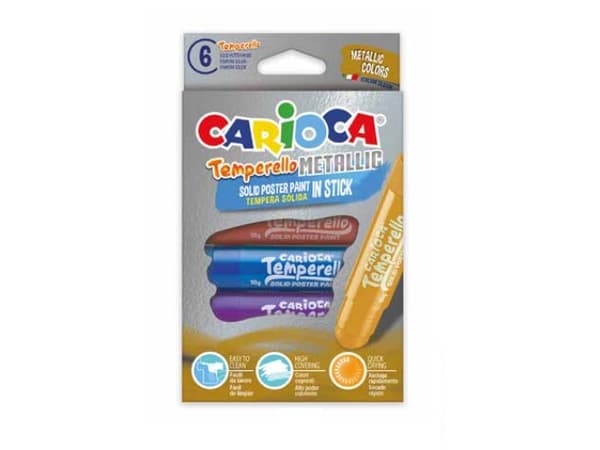 Carioca 42674, Multi, Solid, 6 styck