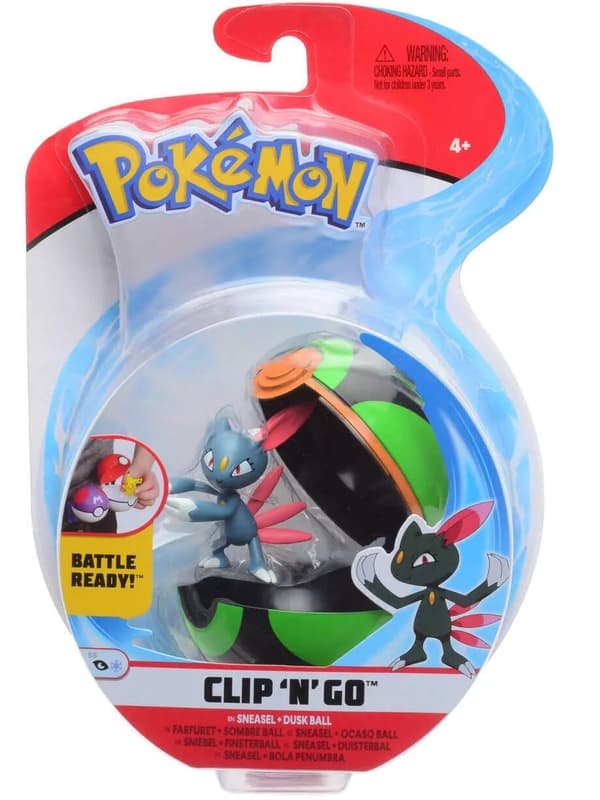 Pokemon Clip N Go Sneasel & Dusk Ball