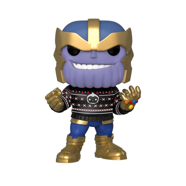 Funko! POP Marvel 4-pack Hulk, Groot, Cap Snowman, Thanos