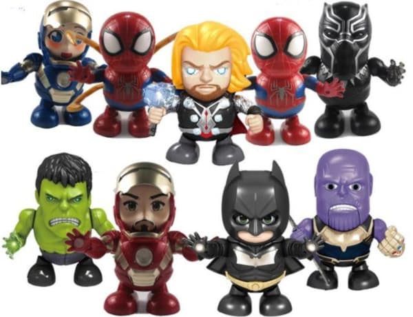 Marvel Heroes Dance Hero 8kpl mallit