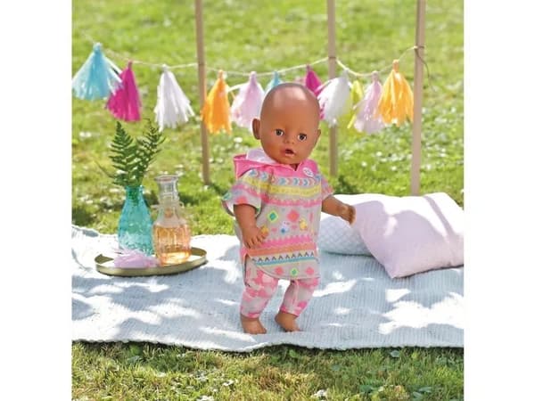 BABY born Deluxe Trendy Poncho, Nuken vaatesetti, 3 vuosi/vuosia, 315 g