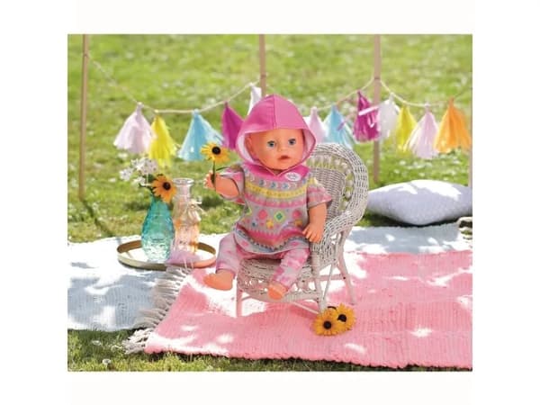 BABY born Deluxe Trendy Poncho, Nuken vaatesetti, 3 vuosi/vuosia, 315 g