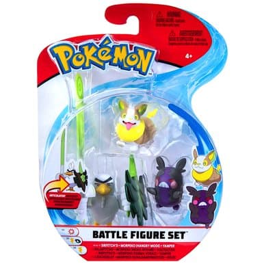 Pokemon Battle Figur Set 3-Pack Sirfetch'd Morpeko Yamper