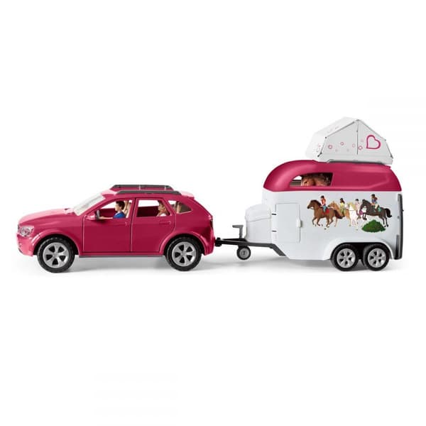 Schleich Horse Club Adventures with car and trailer 42535